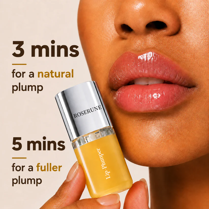 🔥LAST DAY 50% OFF💋ROSERUNE Lip Plumper - Fuller-Looking Lip Plumper Gloss