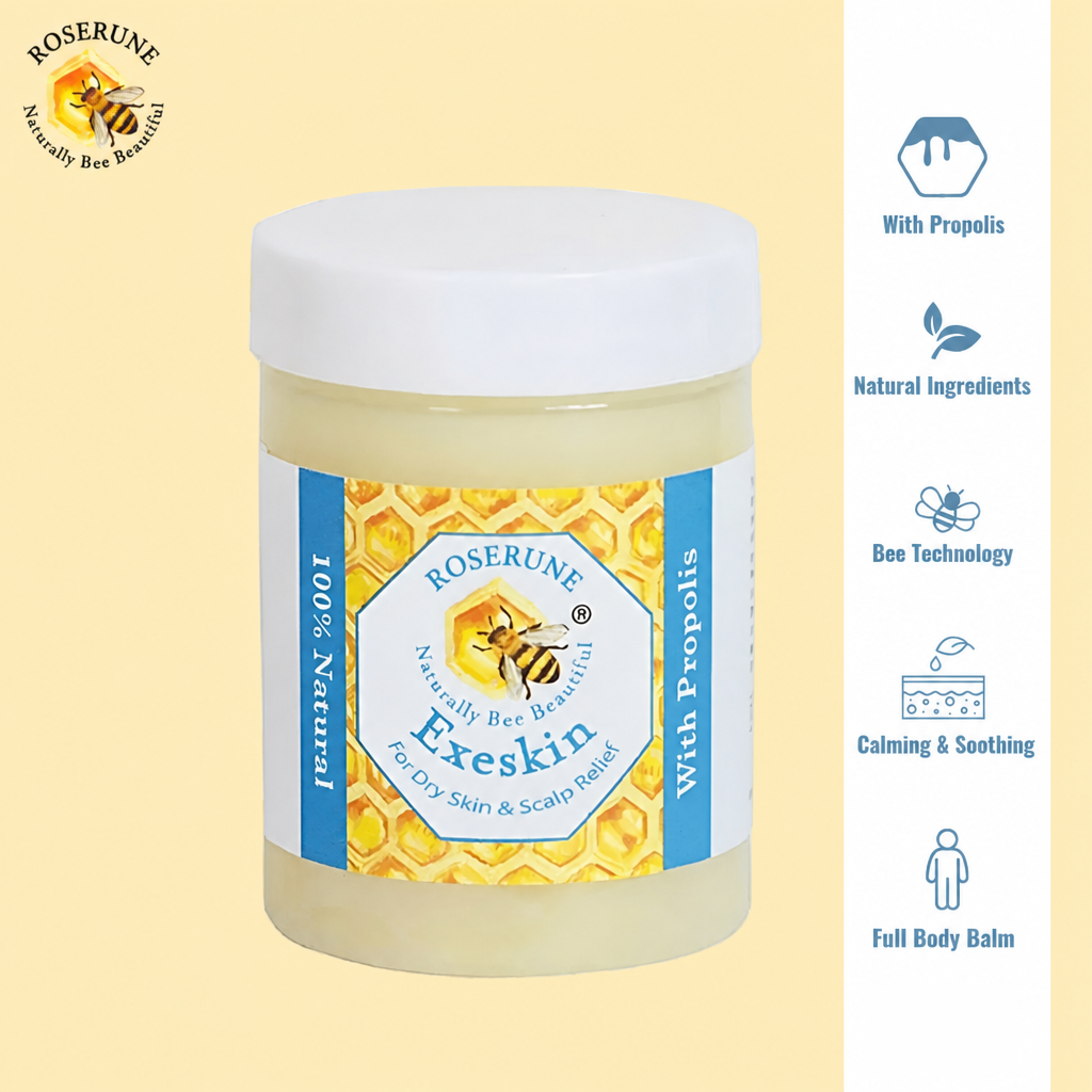 ROSERUNE Bee 100% Natural skin Balm - Dry Skin & Scalp
