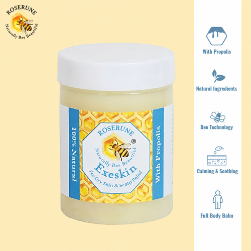 ROSERUNE Bee 100% Natural skin Balm - Dry Skin & Scalp