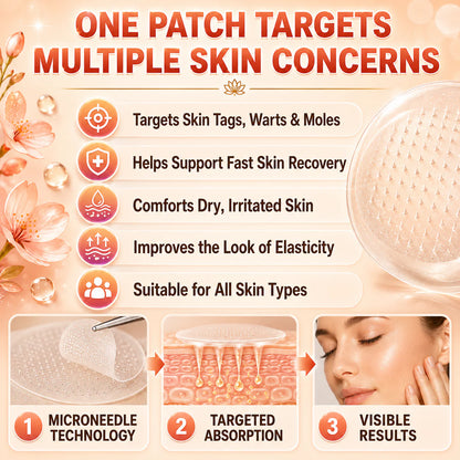 ROSERUNE® 2-in-1 Microneedle & Hydrocolloid Patch