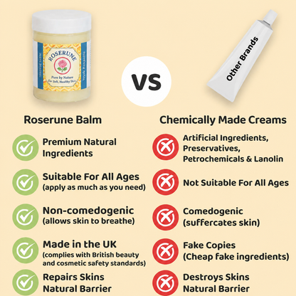 ROSERUNE Bee 100% Natural skin Balm - Dry Skin & Scalp
